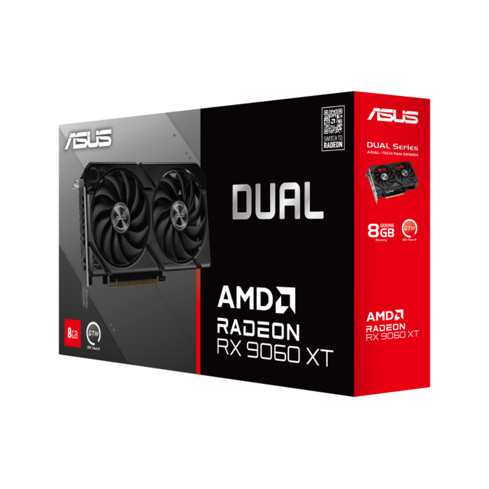 ASUS Dual Radeon RX 9060 XT 8GB AMD Graphic Card