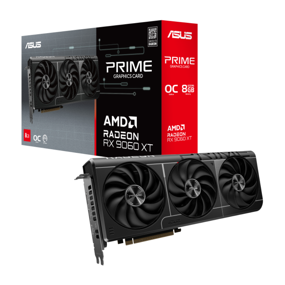 ASUS Prime Radeon RX 9060 XT OC 8GB AMD Graphic Card