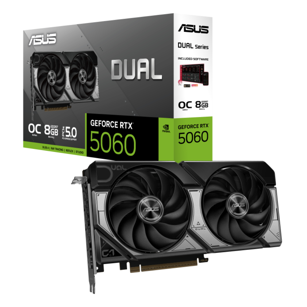 ASUS Dual GeForce RTX 5060 OC 8GB Nvidia Graphic Card