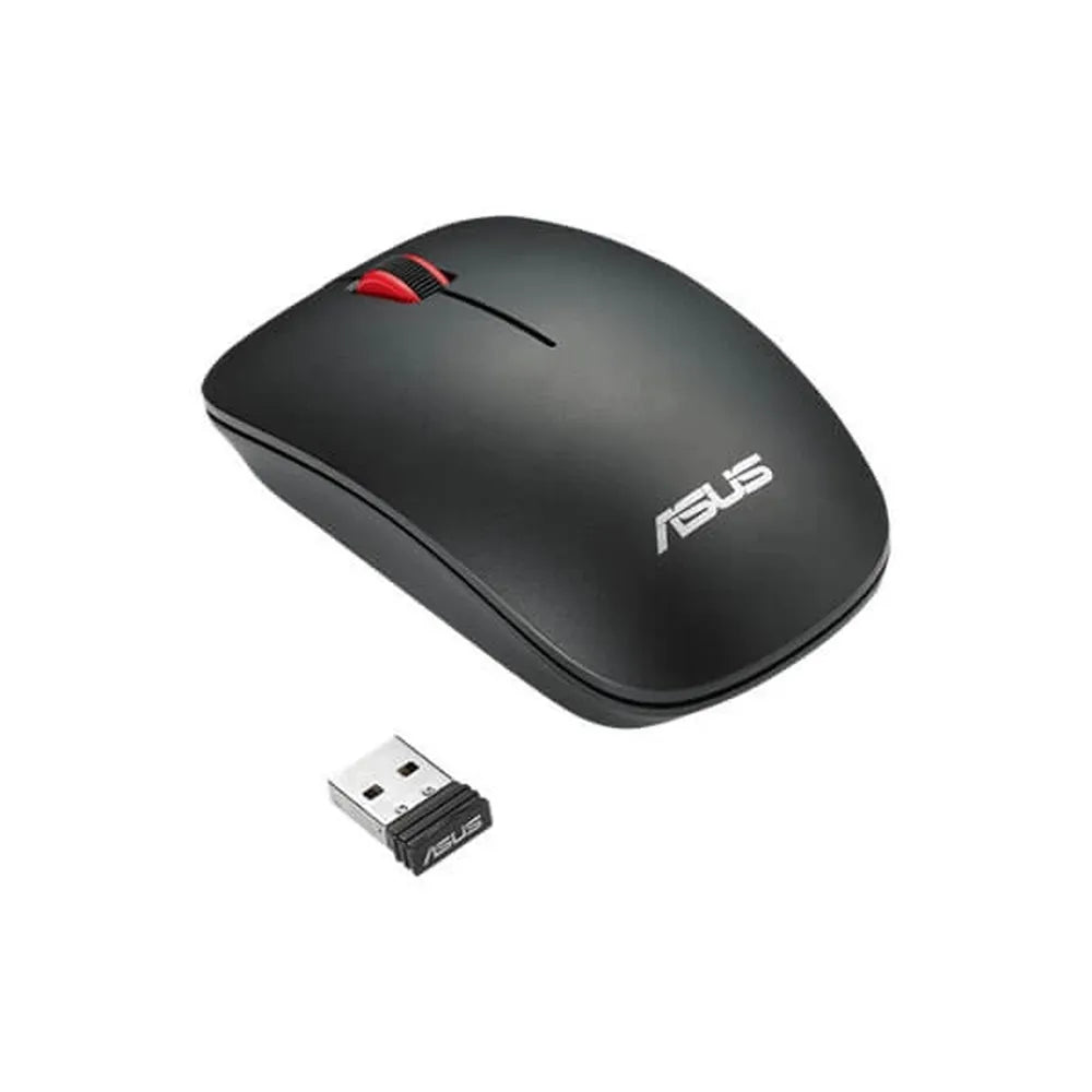 ASUS WT300 Wireless Ambidextrous Mouse ( WT300-BLACK-RED ) ( 1600DPI / 3 Macro Buttons ) ( Black )