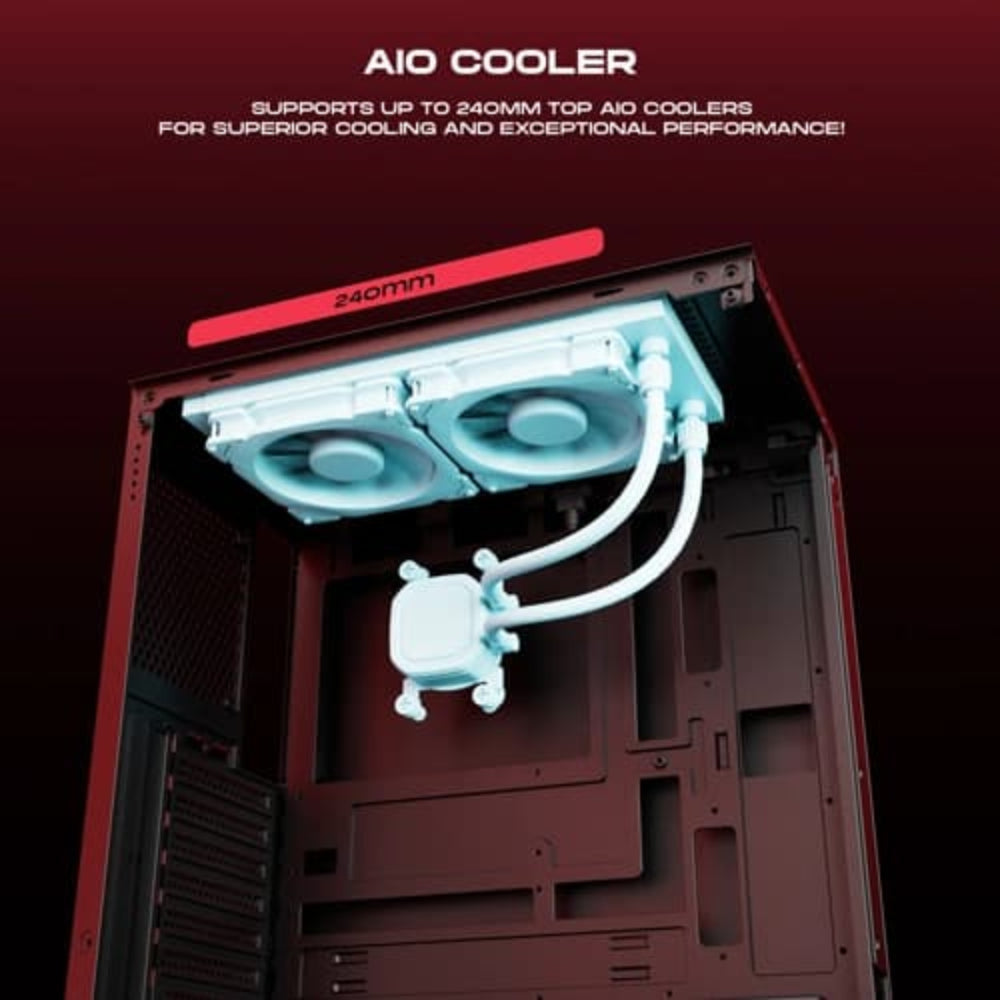 DAWG X 430 ARGB ATX Mid Tower Cabinet (Black)