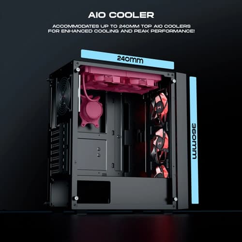 DAWG X 440 ARGB ATX Mid Tower Cabinet ( Black )