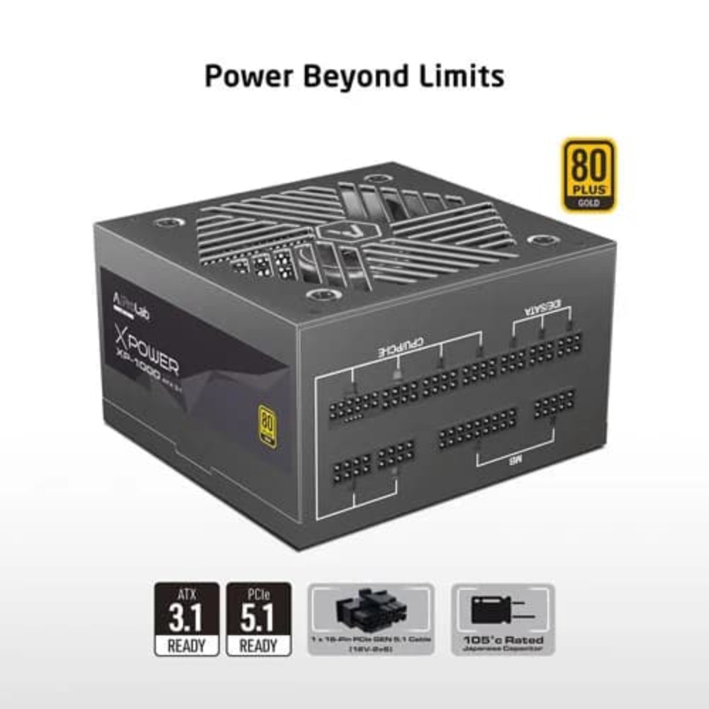 PROLAB DESIGN XPower XP-1000P Gold Fully Modular ATX 3.1 Power Supply ( 1000W )