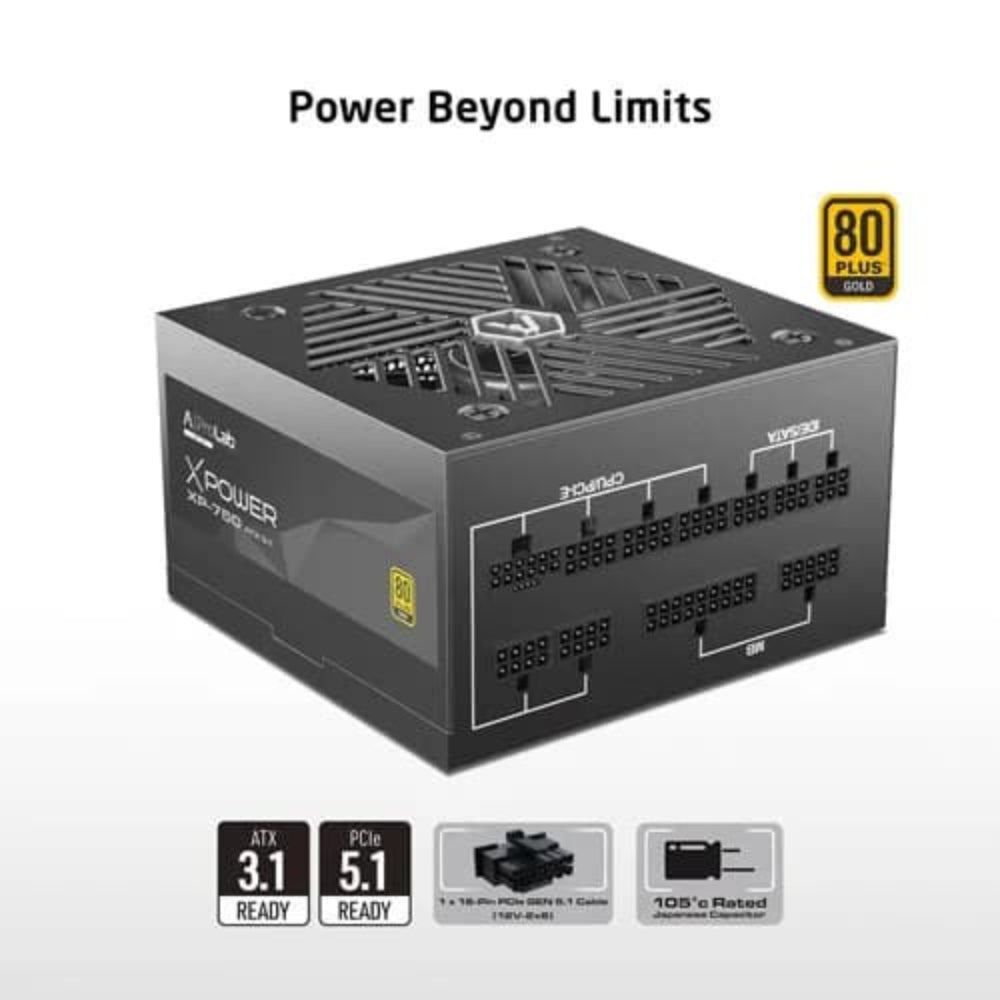 PROLAB DESIGN XPower XP-750 Gold Fully Modular ATX 3.1 Power Supply ( 750W )