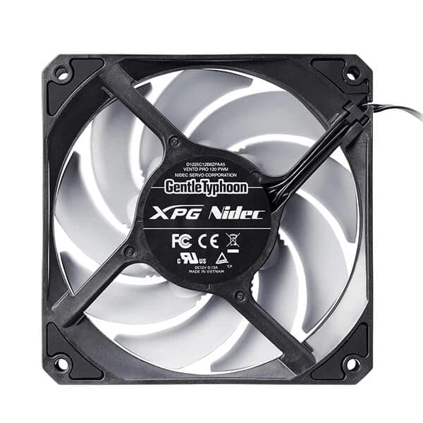 ADATA XPG Vento Pro 120mm Non-RGB Cabinet Fan (Black) (Single Pack)