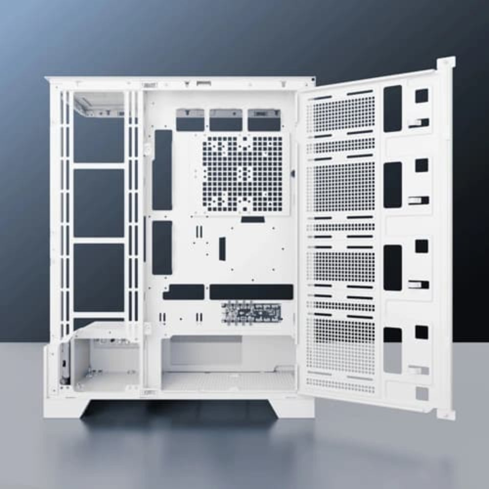 DAWG Y 990 ARGB EATX Mid Tower Cabinet (White)