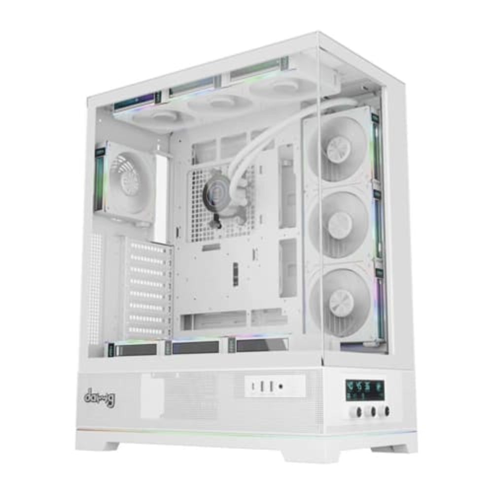 DAWG Y 990 ARGB EATX Mid Tower Cabinet (White)