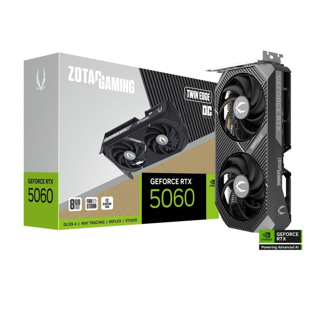 ZOTAC Gaming GeForce RTX 5060 Twin Edge OC 8GB Nvidia Graphic Card
