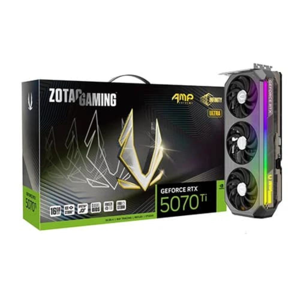 ZOTAC GAMING GeForce RTX 5070 Ti AMP Extreme Infinity Ultra 16GB Nvidia Graphic Card