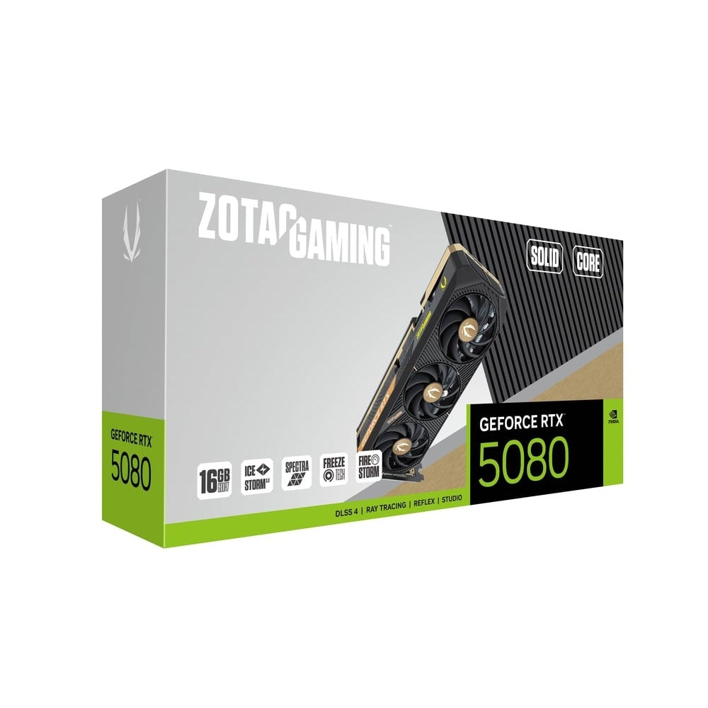 ZOTAC GAMING GeForce RTX 5080 Solid Core 16GB Nvidia Graphic Card