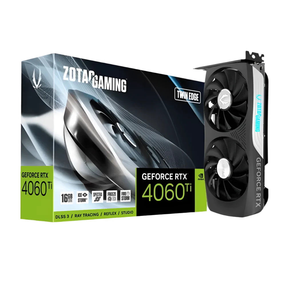 ZOTAC Gaming GeForce RTX 4060 Ti Twin Edge 16GB Nvidia Graphic Card