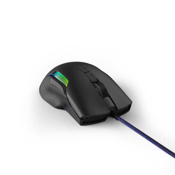 HAMA 186055 Reaper 600 Wired Ambidextrous Gaming Mouse ( 3200DPI / 8 Macro Buttons ) ( Black )