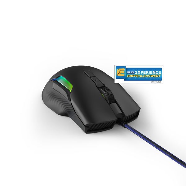 HAMA 186055 Reaper 600 Wired Ambidextrous Gaming Mouse ( 3200DPI / 8 Macro Buttons ) ( Black )