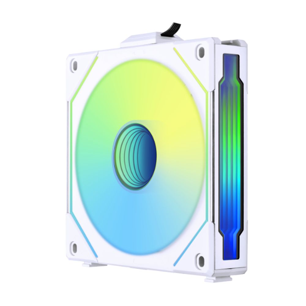 LIAN LI UNI SL Infinity Reverse Blade 140 140mm ARGB Cabinet Fan (White) (Single Pack)