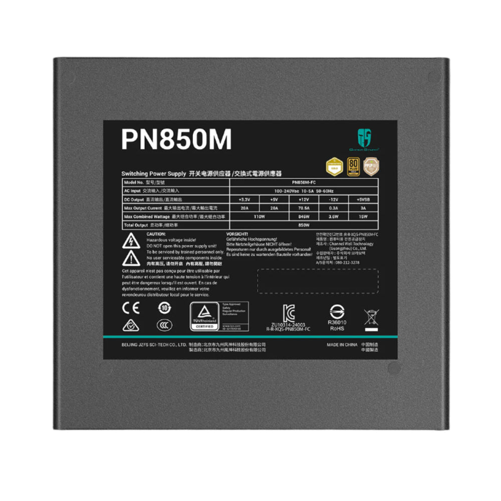 DEEPCOOL Gamer Storm PN850M 850W 80 Plus Gold Fully Modular ATX 3.1 Power Supply