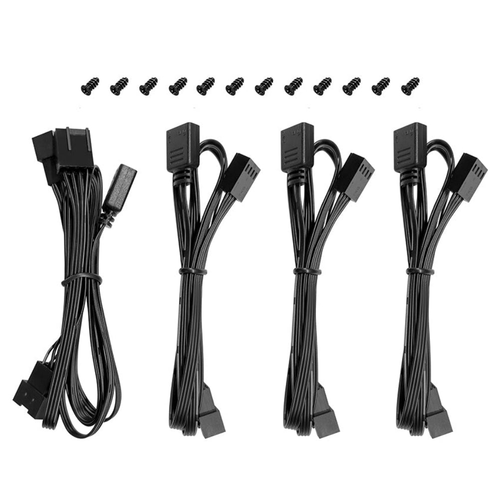 DEEPCOOL FL12R 3 in 1 ARGB Cabinet Fan ( Black ) ( Triple Pack )