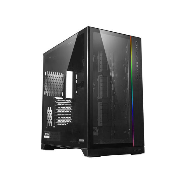 LIAN LI O11 Dynamic XL ROG Edition EATX Mid Tower Cabinet ( Black )