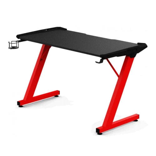 GAMDIAS Daedalus E2 Gaming Desk (Black-Red)