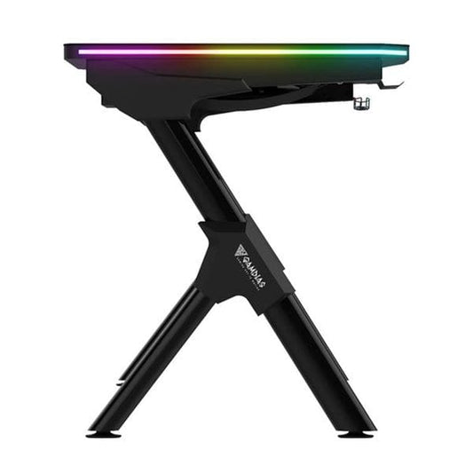 GAMDIAS Daedalus M1 RGB Gaming Desk (Black-Black)