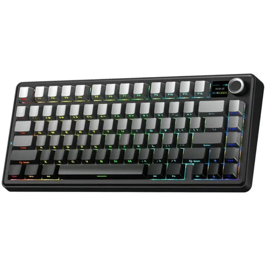 AULA F75 MAX 75% RGB Mechanical Wireless Gaming Keyboard ( Gradient Gray ) ( F75MaxGrR) ( Reaper Switch )