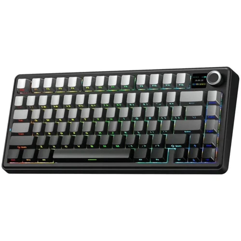 AULA F75 MAX 75% RGB Mechanical Wireless Gaming Keyboard ( Gradient Gray ) ( F75MaxGrR) ( Reaper Switch )