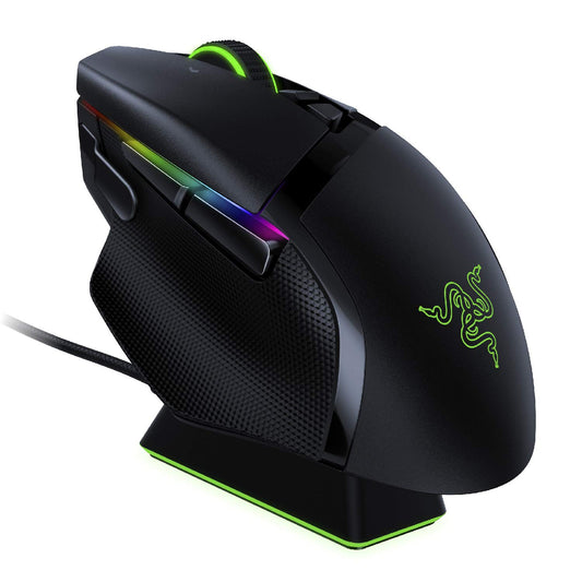 RAZER Basilisk Ultimate Hyperspeeed Wireless Ergonomic Gaming Mouse ( RZ01-03170100-R3A1 ) ( 20000DPI / 11 Macro Button ) ( Black )
