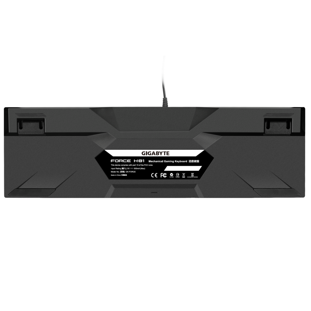 GIGABYTE Force K81 Full Size Mechanical Wireless Gaming Keyboard ( Black ) ( Cherry MX Red Switch )