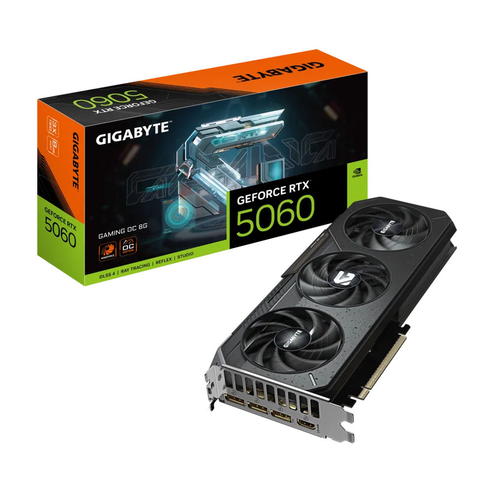 GIGABYTE Geforce RTX 5060 Gaming OC 8GB NVIDIA Graphic Card