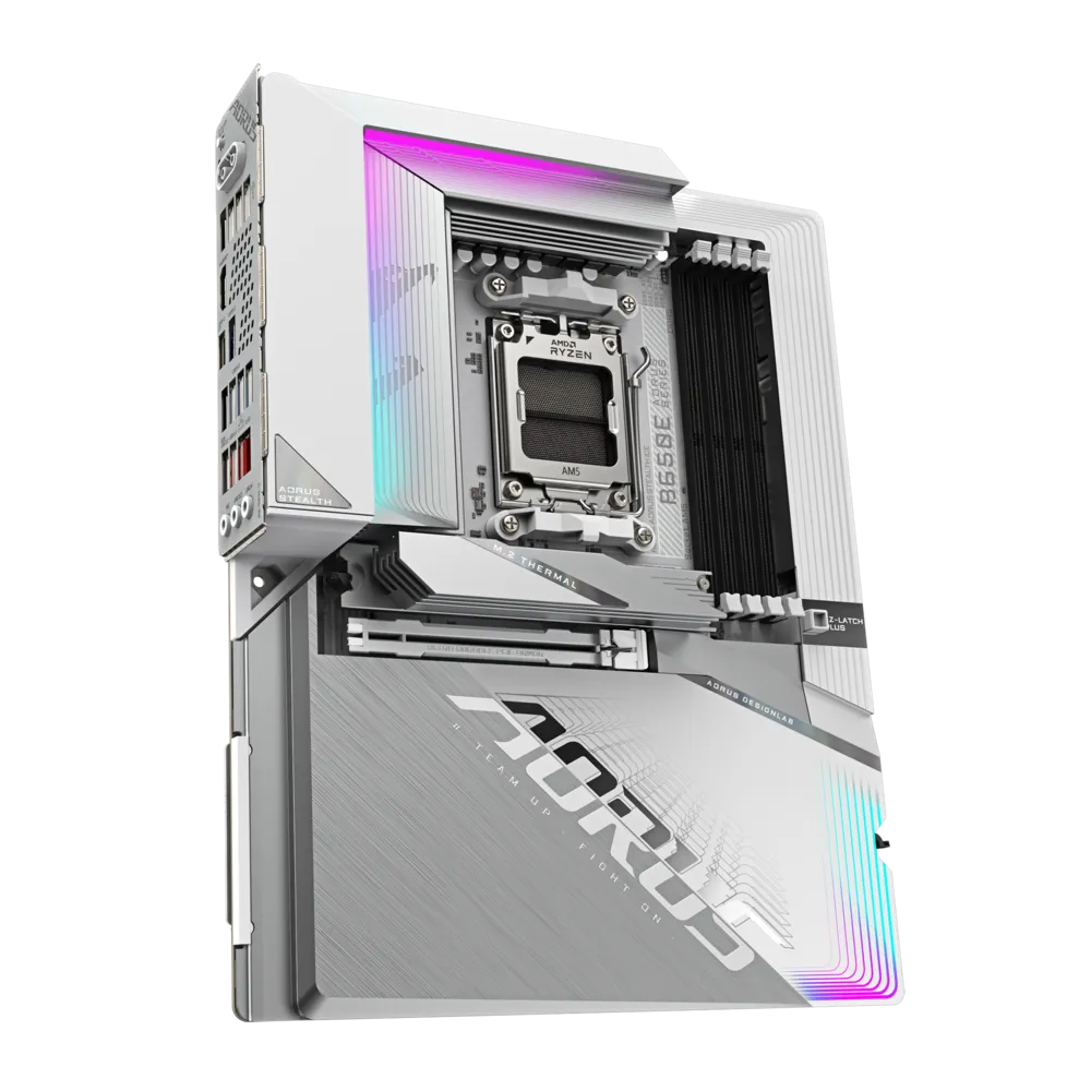 GIGABYTE B650E Aorus Stealth ICE DDR5 AMD Motherboard ( White )