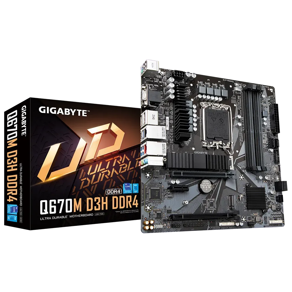 GIGABYTE Q670M D3H DDR4 AMD Motherboard