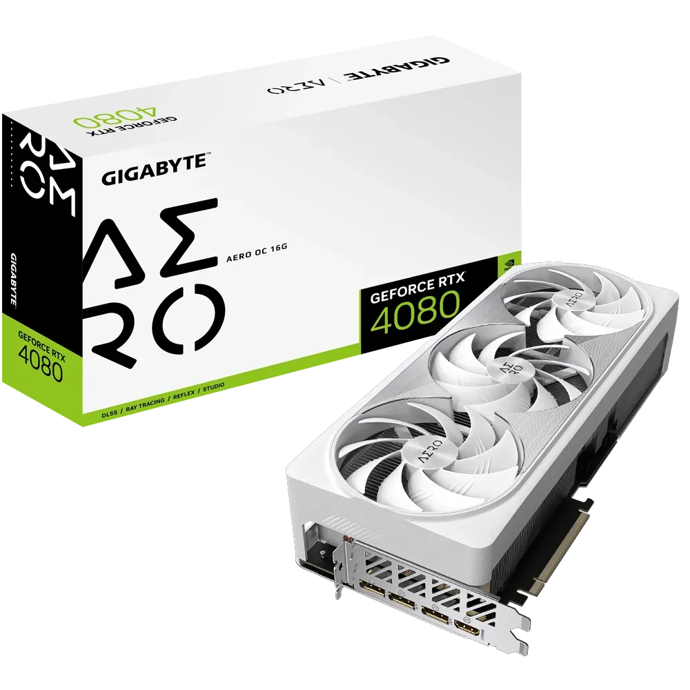 GIGABYTE GeForce RTX 4080 Aero OC 16GB Nvidia Graphic Card
