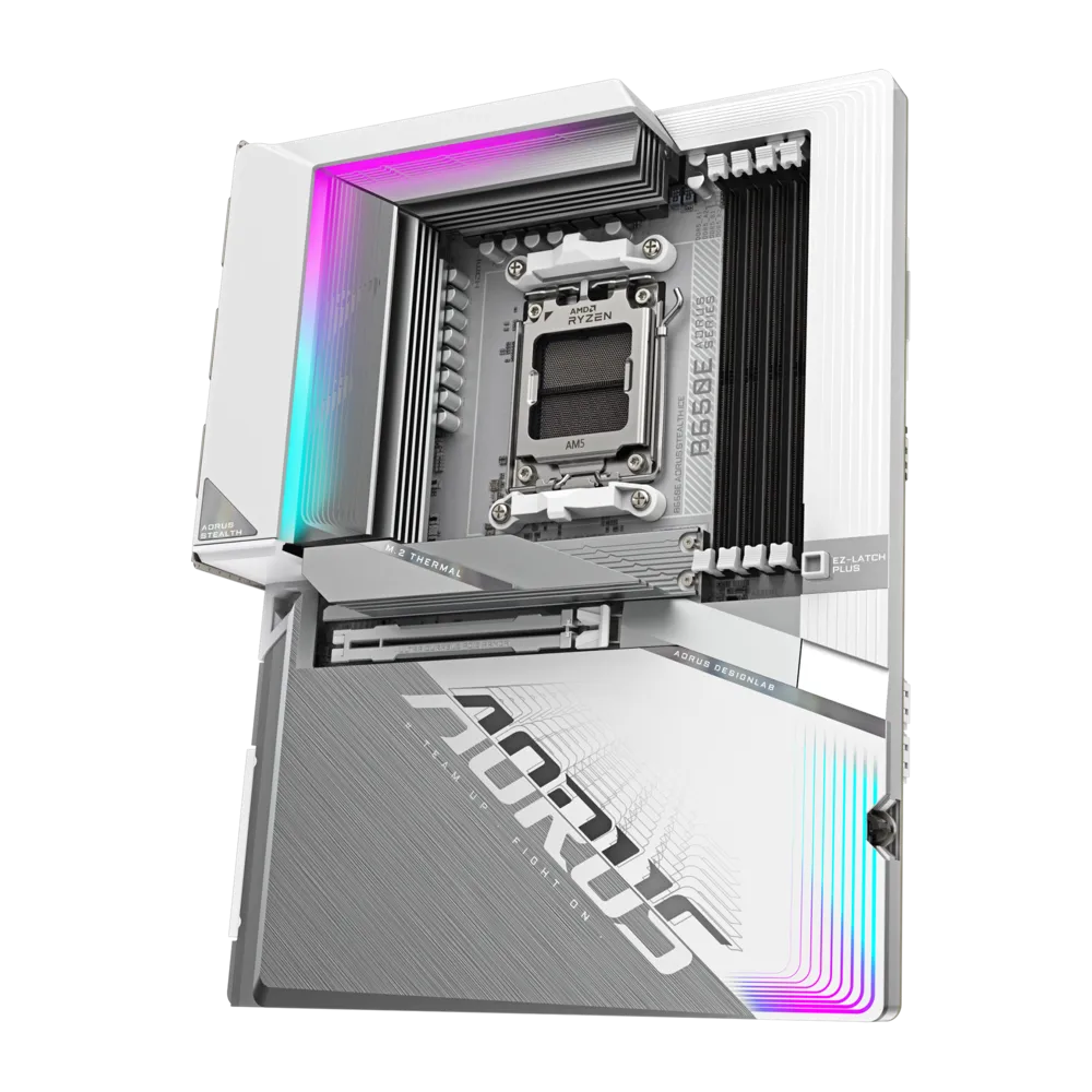 GIGABYTE B650E Aorus Stealth ICE DDR5 AMD Motherboard ( White )