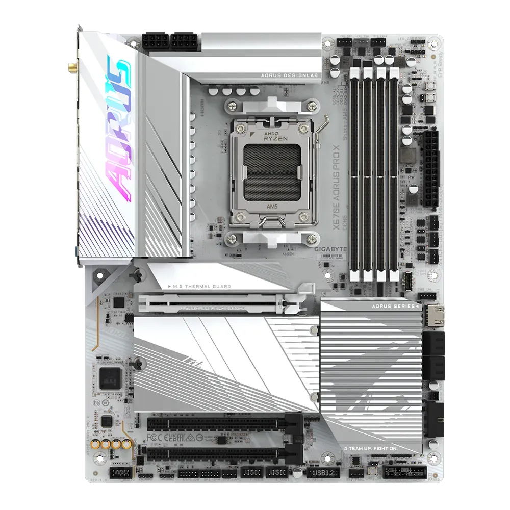 GIGABYTE X670E Aorus Pro X DDR5 AMD Motherboard (White)
