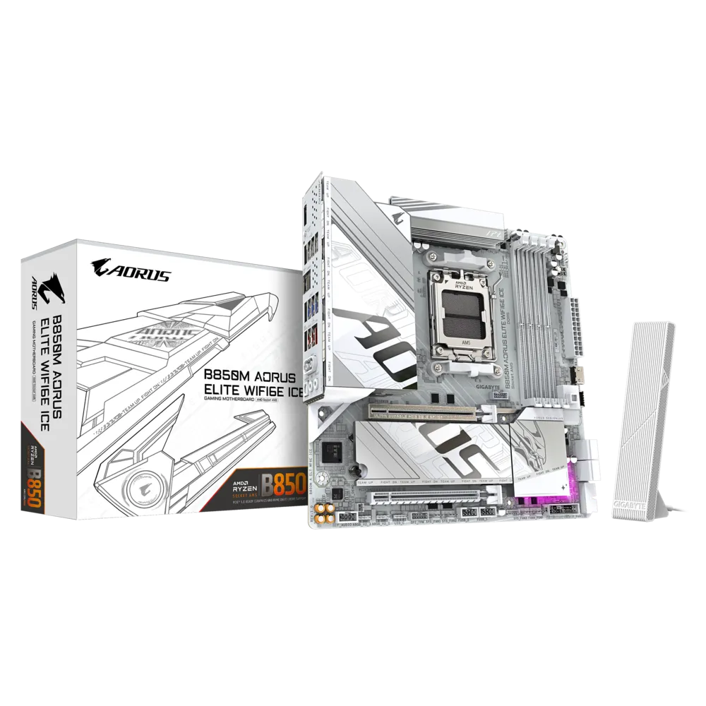 GIGABYTE B850M Aorus Elite Wifi6E ICE DDR5 AMD Motherboard