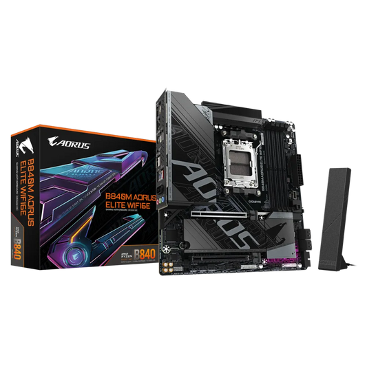 GIGABYTE B840M Aorus Elite WIFI6E AMD Motherboard