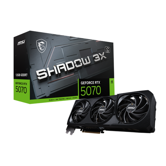 MSI GeForce RTX 5070 Shadow 3X 12GB Nvidia Graphic Card