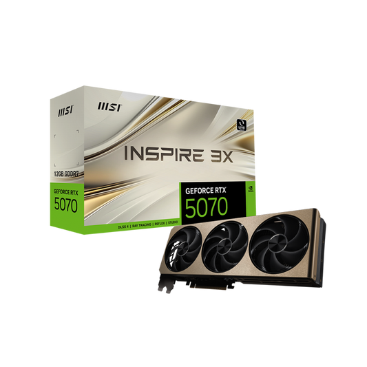 MSI GeForce RTX 5070 Inspire 3X 12GB Nvidia Graphic Card