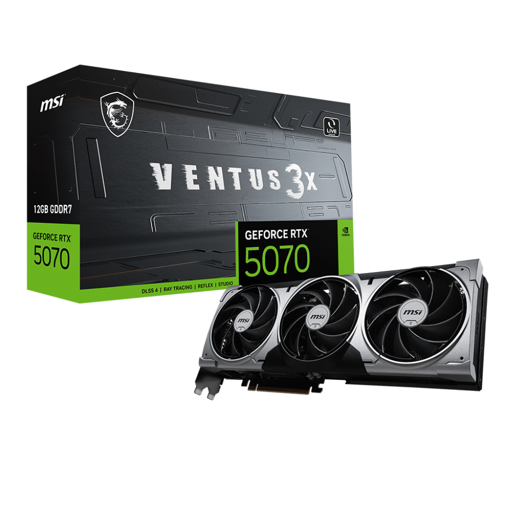 MSI GeForce RTX 5070 Ventus 3X 12GB Nvidia Graphic Card