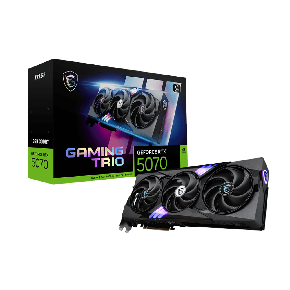 MSI GeForce RTX 5070 Gaming Trio 12GB Nvidia Graphic Card