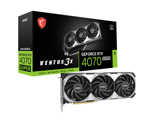 MSI GeForce RTX 4070 Super Ventus 3X 12GB Nvidia Graphic Card
