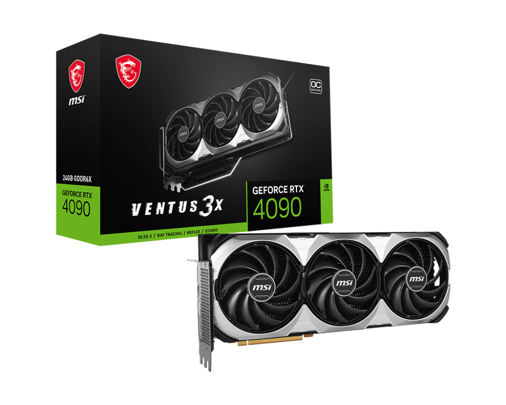 MSI GeForce RTX 4090 Ventus 3X E OC 24GB 24GB Nvidia Graphic Card