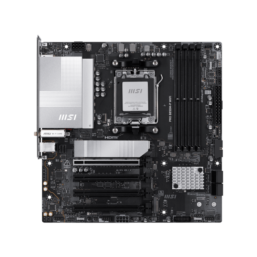 MSI Pro B850M-P Wifi DDR5 AMD Motherboard