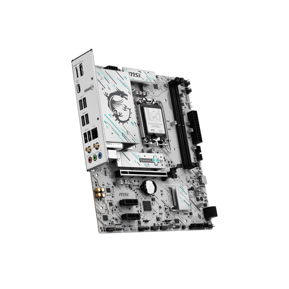 MSI H810M Gaming Wifi6E DDR5 Intel Motherboard ( White )