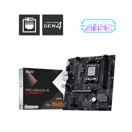 MSI Pro B840M-B DDR5 AMD Motherboard