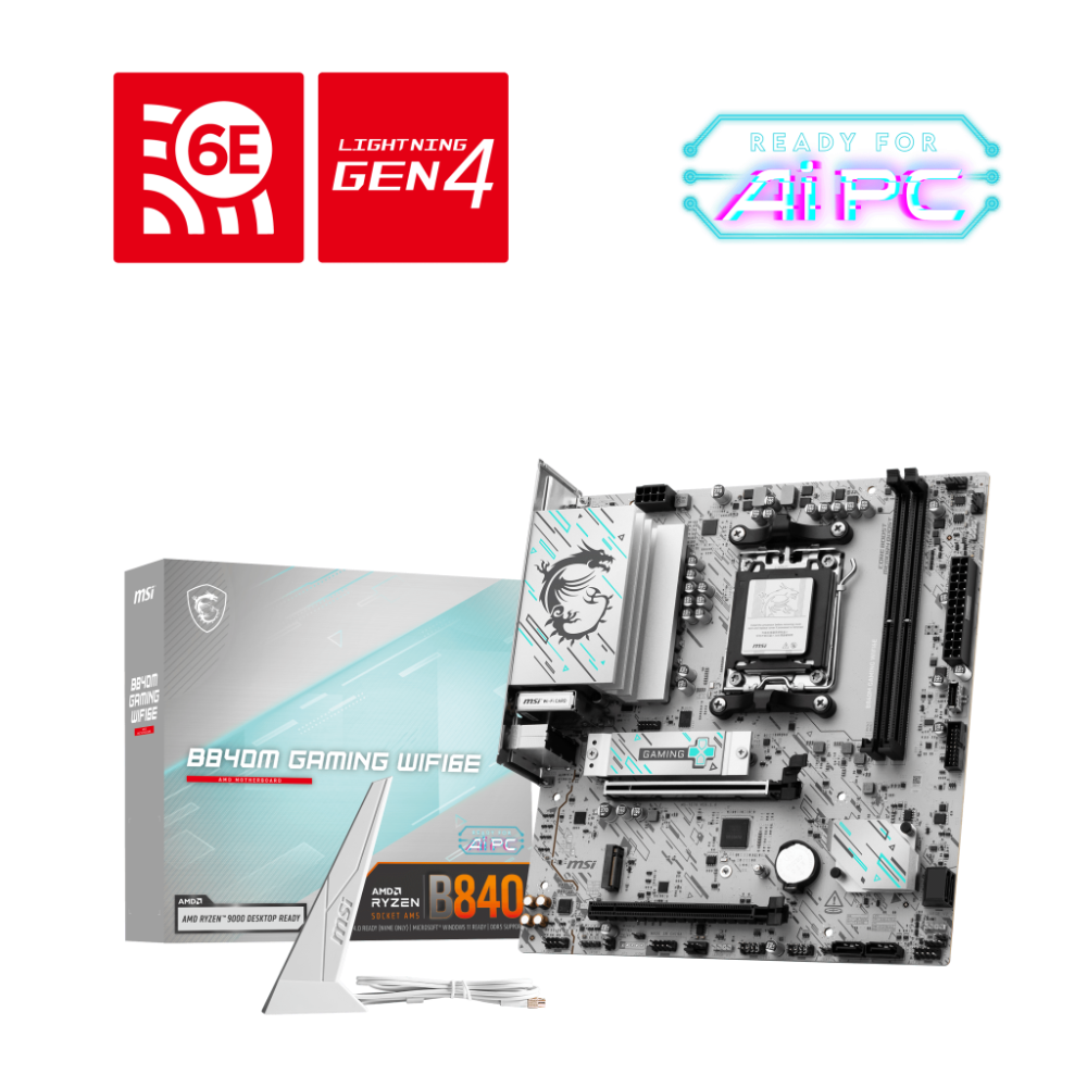 MSI B840M Gaming Wifi6e DDR5 AMD Motherboard