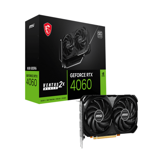MSI GeForce RTX 4060 Ventus 2X OC 8GB Nvidia Graphic Card