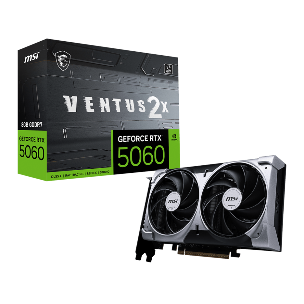 MSI GeForce RTX 5060 Ventus 2X 8GB Nvidia Graphic Card