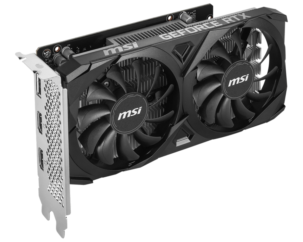 MSI GeForce RTX 3050 Ventus 2X E OC 6GB Nvidia Graphic Card