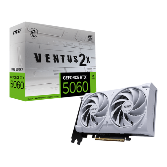 MSI GeForce RTX 5060 Ventus 2X OC White 8GB Nvidia Graphic Card