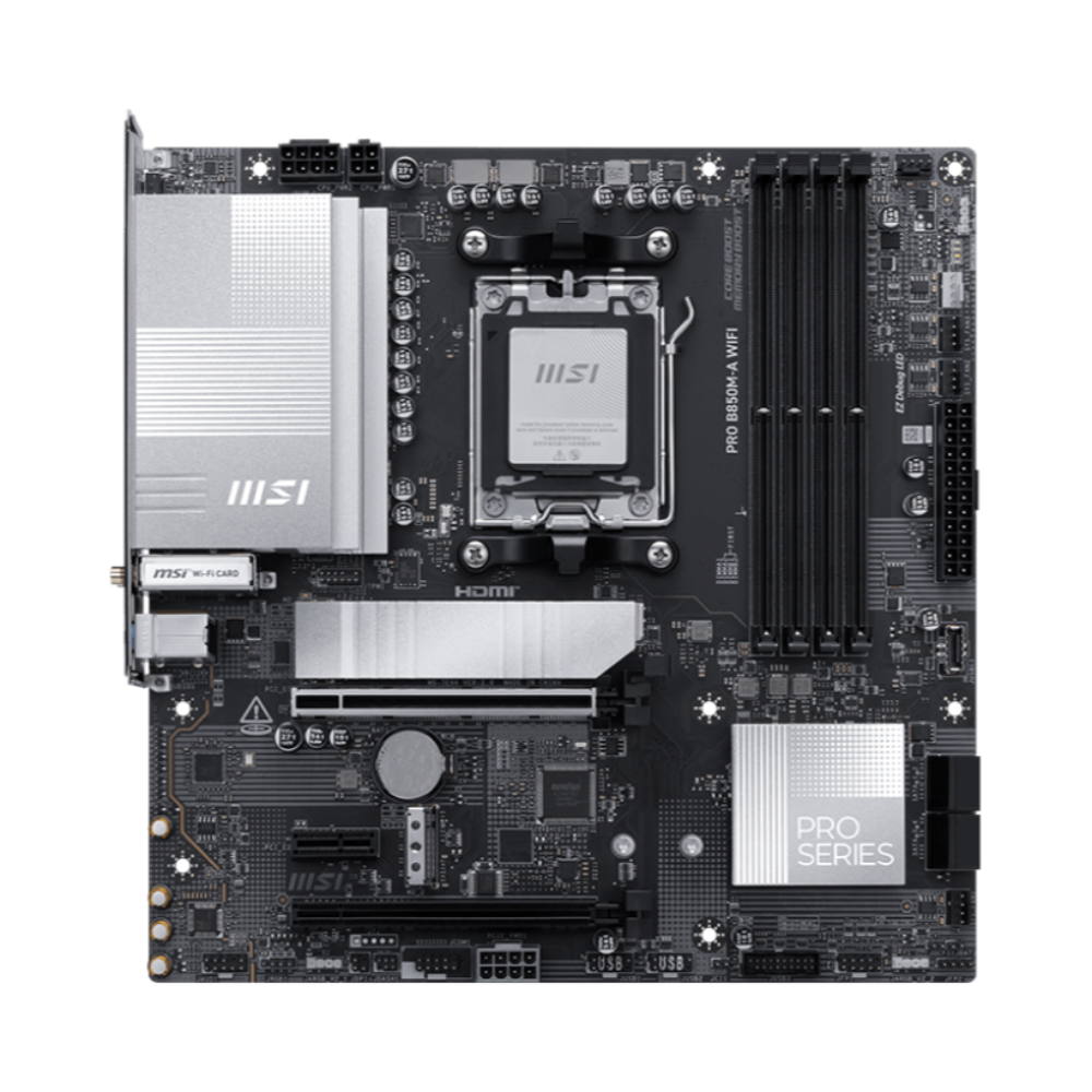 MSI Pro B850M-A Wifi7 DDR5 AMD Motherboard